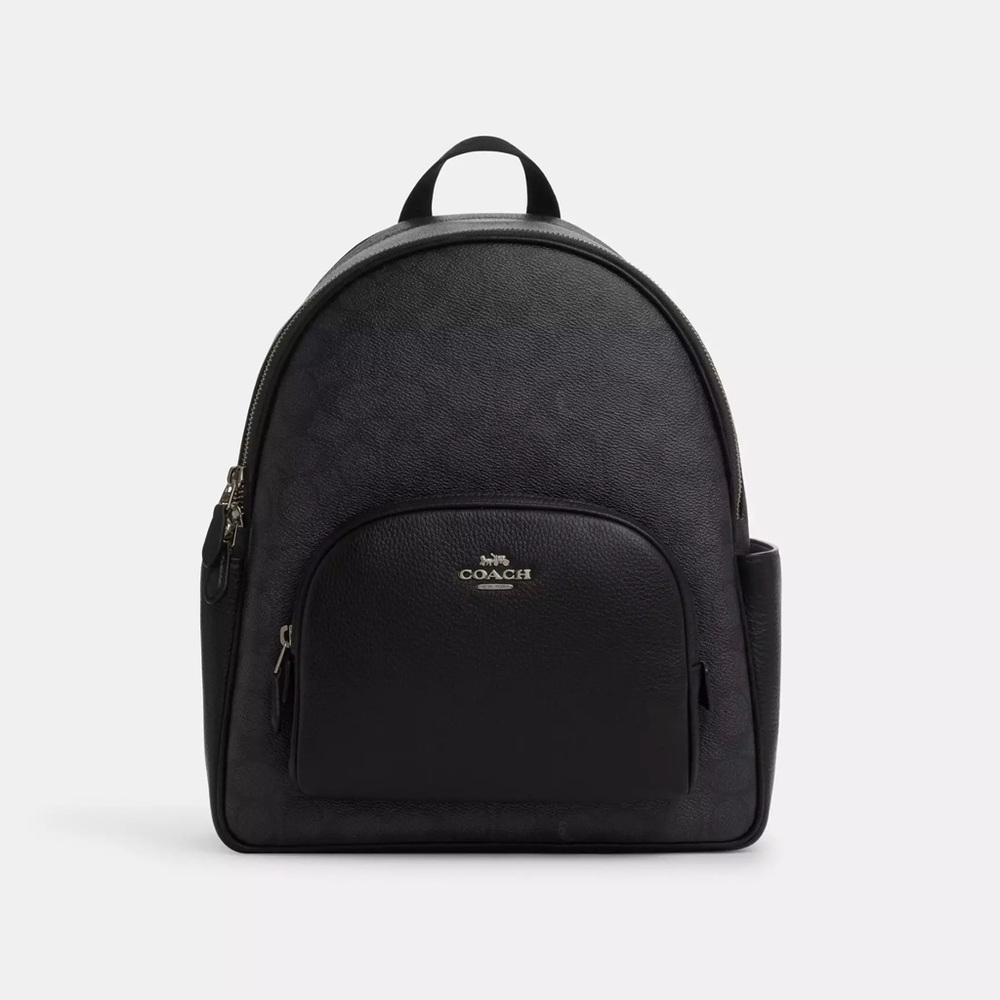 COACH court backpack in signature canvas